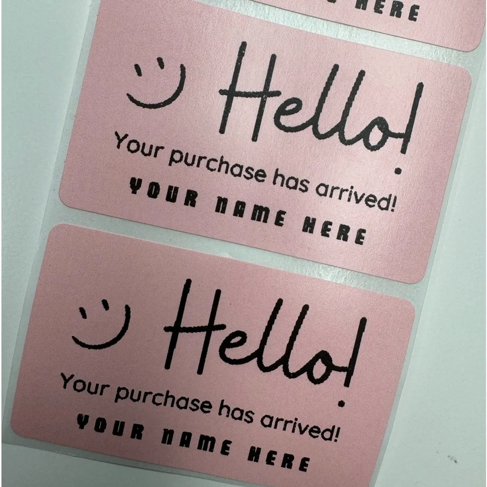 Custom Small-Biz Sticker Pack | 2.25×1.25″ Packaging Labels